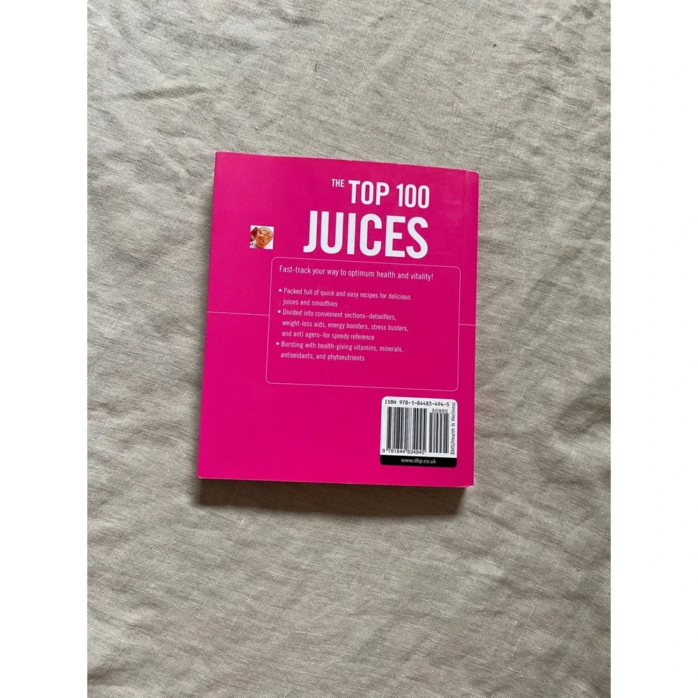 The Top 100 Juices‎ Sarah Owen Paperback Healthy Drink Recipe Book Diet Cookbook